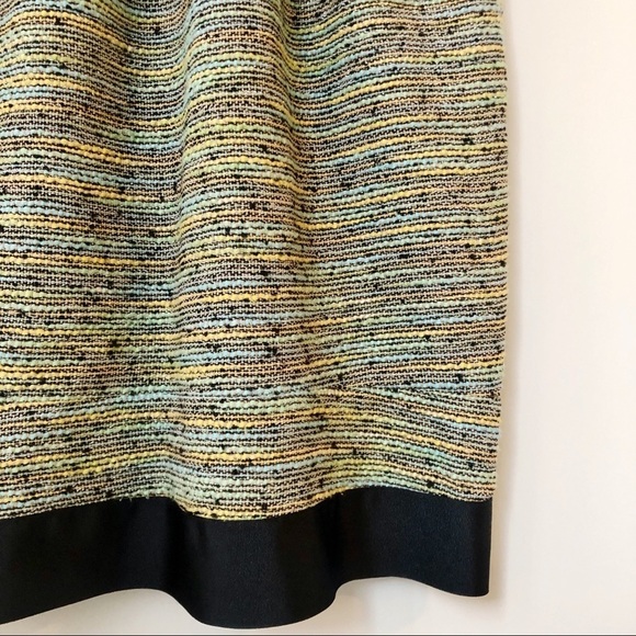 Shoshanna | Green Sheath Silk Blend Cocktail Dress - Picture 5 of 8